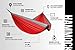 Bear Butt Double Parachute Camping Hammock, Red/Gray