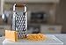 Internet’s Best Stainless Steel and Bamboo Box Grater | 4 Sided Grater and Slicer | 9.5 Inch | Hand Shaver for Cheese Fruit Vegetable Root Nuts | Wood Handle