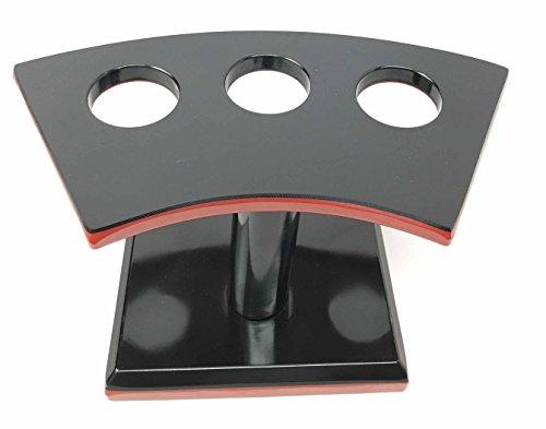 Set of Two Japanese Style Temaki Sushi Roll Holder With Three Compartments Figurine Kitchen Dining Decor Display Stand Serve Ware Restaurant Supply