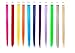 Beaute Galleria Bundle 11 Pieces Rainbow Multi-Color 21 Inches Straight Party Highlights Clip In Synthetic Hair Extensions Cosplay Comic Con Halloween Costume
