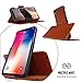 Dreem Fibonacci 2-in-1 Wallet Case for Apple iPhone 6 Plus & 6s Plus - Luxury Vegan Leather, Magnetic Detachable Shockproof Phone Case, RFID Card Protection, 2-Way Flip Stand - Caramel