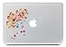 H4S Removable Decorative PVC MacBook Decals Skin Stickers Mac Cover Decal for Apple MacBook Pro Air Retina13 Inch A1278 A1369 A1466 A1304 A1425 A1502, Flowers 4 Pattern