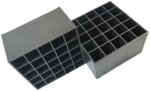 2 × Art Marker Pen Pencil Holder Desk Stand Organiser, 2 Pack of 25 Slots