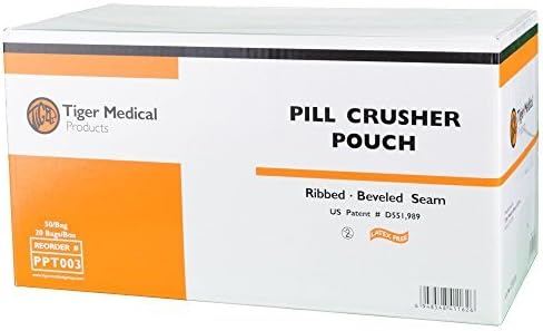 Tiger Pill Crusher Pouches by Tiger Medical