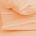 Nestl King Sheet Set - Luxury 1800 Ultra-Soft Microfiber King Bed Sheets - Double Brushed - Deep Pockets - Easy Fit - 4 Piece Set - Bedding Sheets & Pillowcases (King, Light Orange)