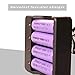18650 Intelligent Smart Battery Charger 4Bay, Universal Smart Rechargeable Battery Charger 4 Slot Fast Charging Rechargeable for Rechargeable Batteries Li-ion Batteries 18650 18490 18350 17670 17500