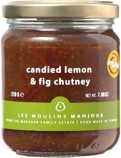 Les Moulins Mahjoub Candied Lemon &amp; Fig Chutney - 6 Pack (210g)
