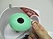 JoolTool 3M Scotch-Brite Green Radial Bristle Brush Assembled with Plastic Tapered Mandrel Hub, 6 Ply, 3