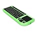 FAVI FE01 2.4GHz Wireless USB Mini Keyboard with Mouse Touchpad, Laser Pointer - USA Version (Warranty) - Green (FE01-GR)