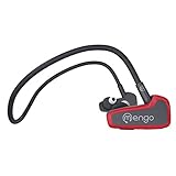 Wireless Sports Headphones, Mengo Bumps Bluetooth Sweat-Resistant Wireless Neckband Earphones For Running with Microphone (Bluetooth 4.1 & NFC) Red - Retail Packaging