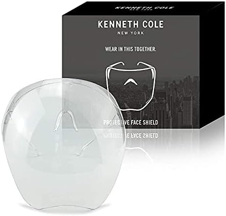 Kenneth Cole Goggle-Style Face Shield with 180Â° Safety Coverage: Anti-Fog Glasses and Clear Face Visor Integrated in One Design - Unisex Fashion Protective Wear for Men & Women