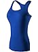 Neleus Women's 3 Pack Compression Athletic Tank Top for Yoga Running,Black,Blue,Rose,EU XL,US L