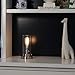 Light Accents Dimmable Table Lamp Antique Style with Vintage Edison Bulb (Brushed Nickel)