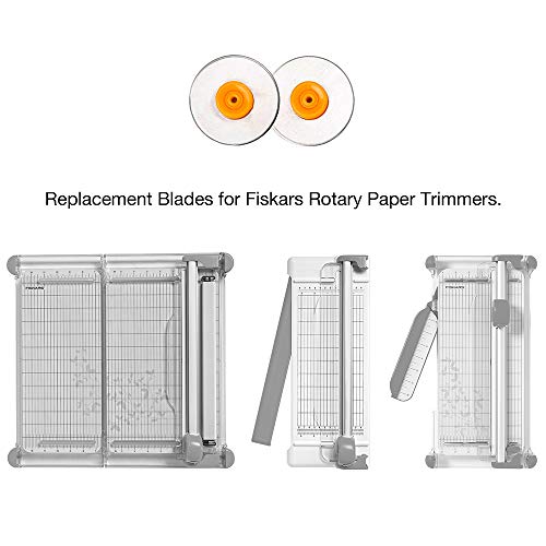 Fiskars 1990701001 Rotary Paper Trimmer Replacement Blades, Style F