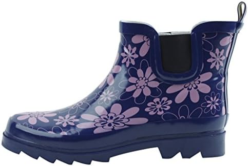 sh18es Shoes8teen Womens Short Rain Boots Prints & Solids