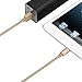 [Apple MFi Certified] EnGive Nylon Braided 8Pin 6.6Ft/2M Lightning to USB Data Sync Charger Cable for iPhone 6s/6/5s, iPad Pro/Air/Mini, iPod 5/6th gen, iPod Nano 7th gen, iOS 9 Compatible (Gold)