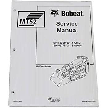 Amazon.com: Bobcat MT52 MT55 Mini Track Loader Workshop Repair Service