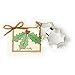Holly Leaf Cookie and Fondant Cutter - Ann Clark - 4.5 Inches - US Tin Plated Steel