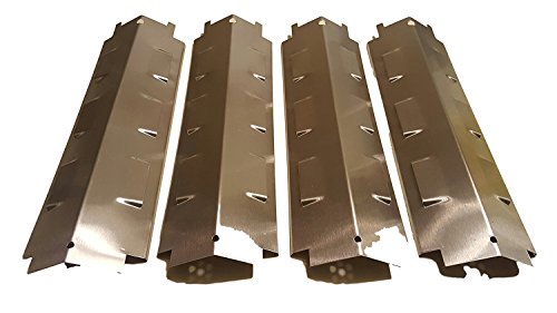 Set of 4 heat plates for Char-Broil, Kenmore and other grill models