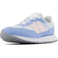 Amazon.com | New Balance BB80 V1 Lace-Up Sneaker, White/Blue  display picture 1