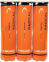 HEAD Radical Tennis Balls Tripack Yellow 12 Balls Pack Packaging Varies view 4
