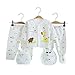 5PCS Newborn Girl Boy Clothes Unisex Photography Outfits Baby Gifts Layette Sets Yellow
