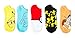 Pokemon Go Big face 5 pk no show socks Multi Color 9-11