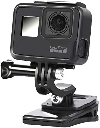 Gopro マウント クリップ式 カメラマウント 最新版 アクセサリー ゴープロ ストラップ Hero 9 8 7 6 5 4 3 2 Xiaomi Yi Sjcam Djiなどに対応 ウェアラブルカメラ マウントリュック リュックサック バックパック用 1年間安心保証付