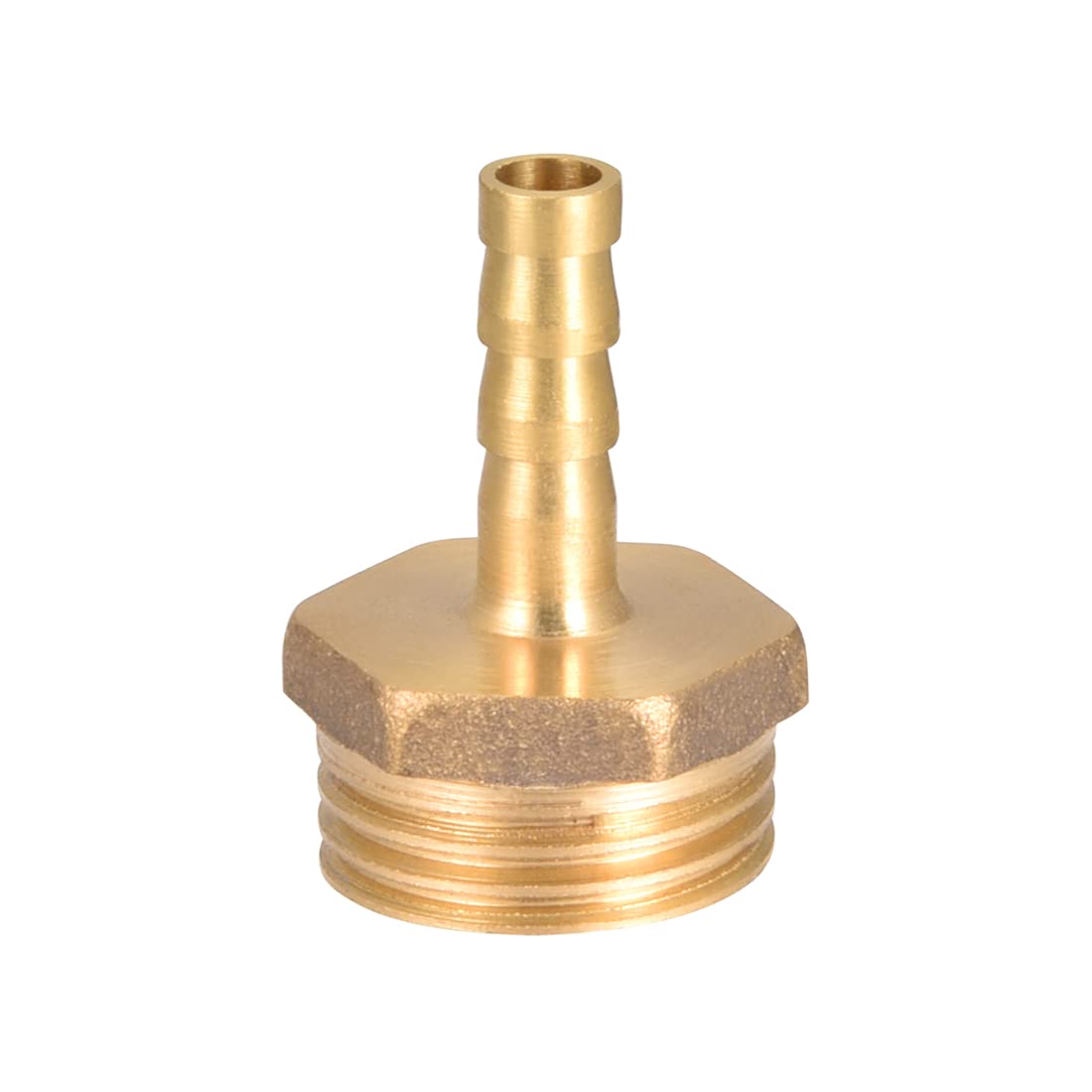 sourcing map Brass Hose Barb Fitting,Connector,6mm Barb x G1/2 Male Pipe Adapter