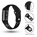 SWEES Silicone Sport Bands Compatible Fitbit Charge 3 & Charge 3 SE, Soft Breathable Sport Strap with Air Holes Replacement Wristband for Women Men Small & Large, Black, Grey, Navy Blue, Pink, Teal