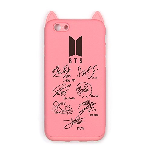 Fanstown kpop pink pvc hard frame cover with soft silic…