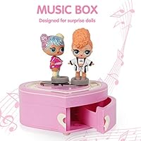 HAHAone Music Box Compatible for Dolls Toy(Dolls Not Included), Storage Container for Doll Accessory