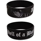Black Butler Men's Sebastian Anime Wristband