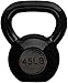 Amazon Basics Enamel Cast Iron Kettlebell - 45 Pounds, Black