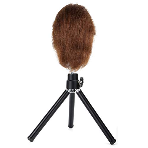 Antilog Mannequin Head Tripod, Portable Adjustable Wig Head Tripod Stand Holder Salon Model Hairdressing Training Head Holder for Hairdressing Makeup Beauty