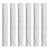 Firefly Fiberglass Tiki Torch Wicks - Made in USA - 1/2-inch x 6-inches for Tiki Torches - 6 Per Package