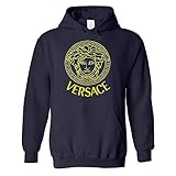 Ver sace Vintage Embellished Medusa Unisex Hoodies Sweatshirt, Ver sace gift