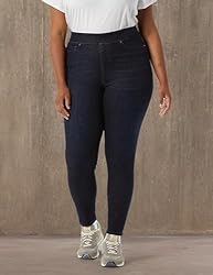 Amazon Essentials Women's Mid-Rise Stretch Pull-On