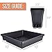 Square Nursery Pots Seed Starting Kit - 64 Seed Starting Pots and 4 Plastic Plant Trays | Plastic Plant Pots Bulk with Seed Tray | Seed Starter Pots and Seedling Starter Tray -by Mr Sprout