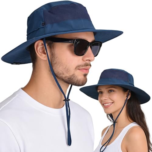 Amazon.com : Sun Hat for Women Men with Ponytail Hole, UPF  display picture 1