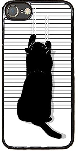 SEENPIN iPhone 7 plus Case,iPhone 7 plus Case 5.5" Black Cat Grab Wall Case for iPhone7 plus Case Fashion Case Cover For iPhone 7 plus 5.5inch
