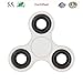 Fidget Spinner Toys Hand Spinner Stress Reducer Aluminum Alloy Bearing Anti Anxiety ADD, ADHD, Autism Adult Children Kids 360 Spinner Helps Focusing Fidget Toys EDC Focus Toy (White)