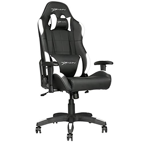 EWIN Gaming Chair Ergonomic High Back PU Leather Racing Style with