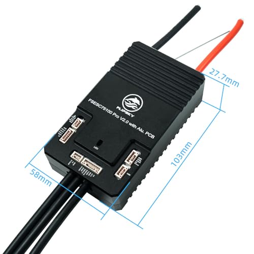 FLIPSKY 75100 Pro V2.0 75V 100A with Aluminum PCB with Key Switch Based on VESC for Electric Skateboard/Scooter/Ebike Speed Controller