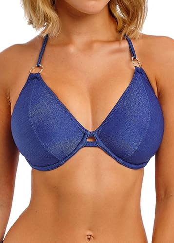 Freya Swim Women's Standard Arizona Wave Underwire Halter Bikini TOP, Twilight