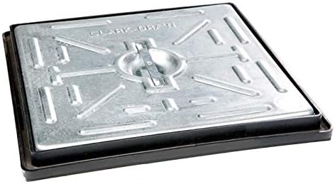 Clark Drain PC2BG 300mm x 300mm (Clear Opening) Overall Size Including Frame is 363mm x 363mm Galvanized Steel Manhole Cover Single Seal with Frame