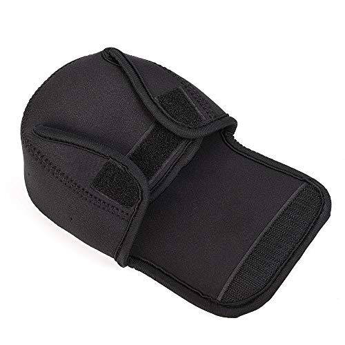 DHTOMC Angelkasten SBR Outdoor Angeln geschlitzt Spinning Reel Bag Tackle Reel Schutztasche Schwarz Angeln Rig Box… – Bild 5