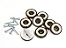 Slipstick CB325 Non Slip Furniture Feet Floor Protectors with Rubber Grip (Set of 8 Grippers) 1-1/4 Inch Round - Chocolate Brown