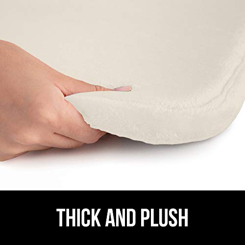 Gorilla Grip Thick Memory Foam Bath Rug, Soft Absorbent Luxury Mats