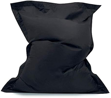 Bean Bag Bazaar Kids Big Bag Black Extra Large 120cm X 100cm